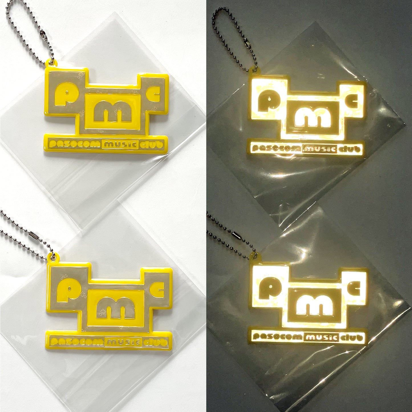 ロゴリフレクターキーホルダー(ブルー/イエロー/オレンジ)