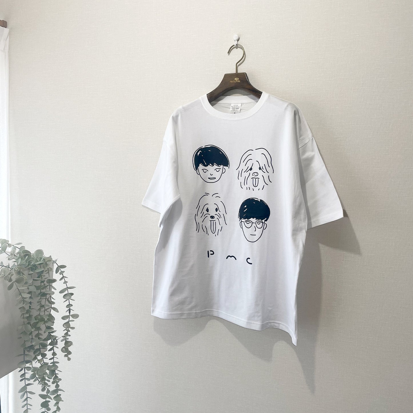 Portrait Oversize T-shirt Designed by RAN TONDABAYASHI