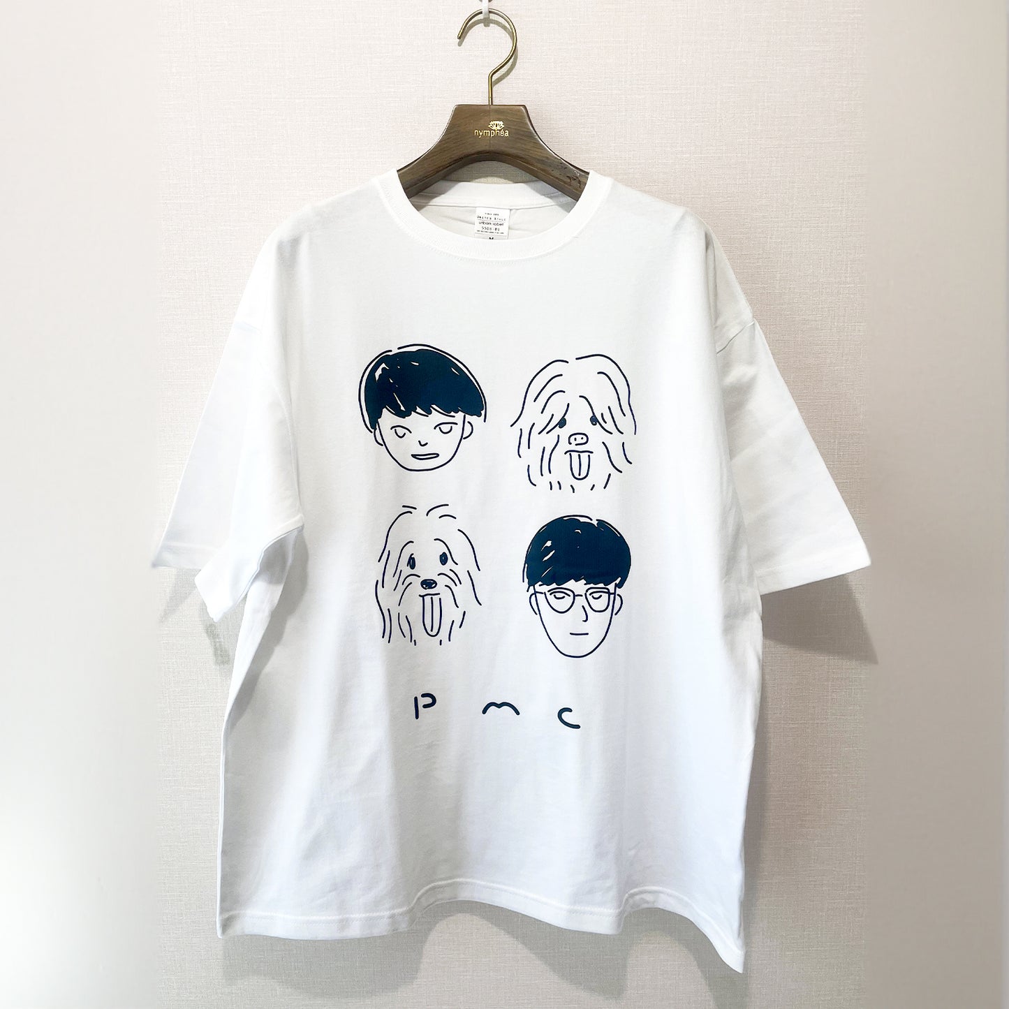 Portrait Oversize T-shirt Designed by RAN TONDABAYASHI