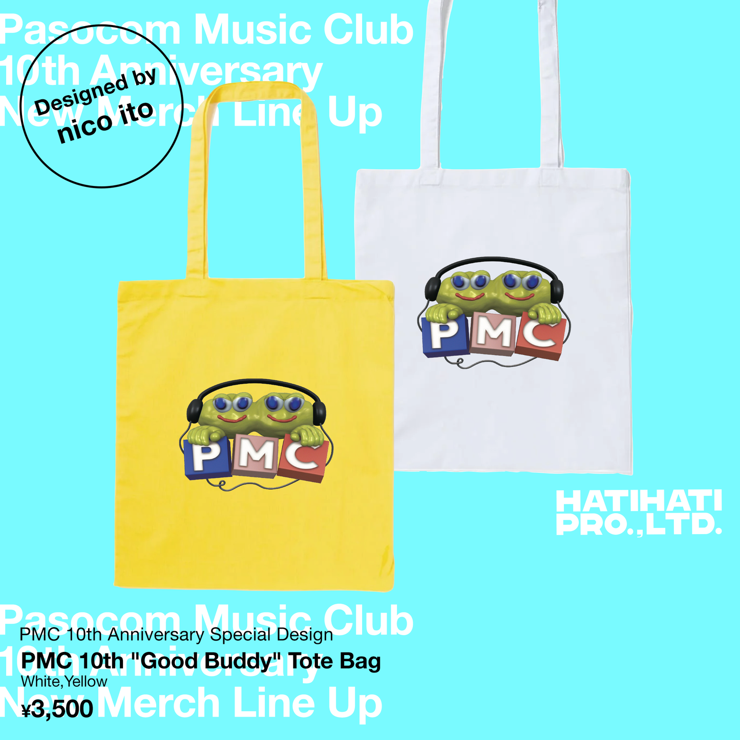 PMC 10th "Good Buddy" Tote bag