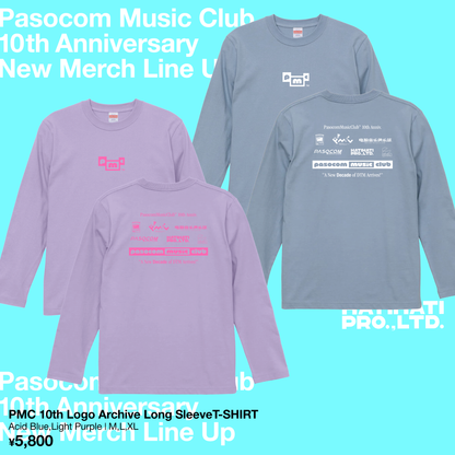 PMC 10th Logo Archive Long Sleeve T-SHIRT