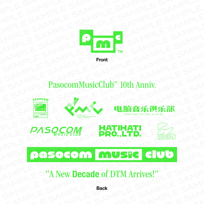 PMC 10th Logo Archive T-SHIRT  (Sax Blue , Light Purple , Black)