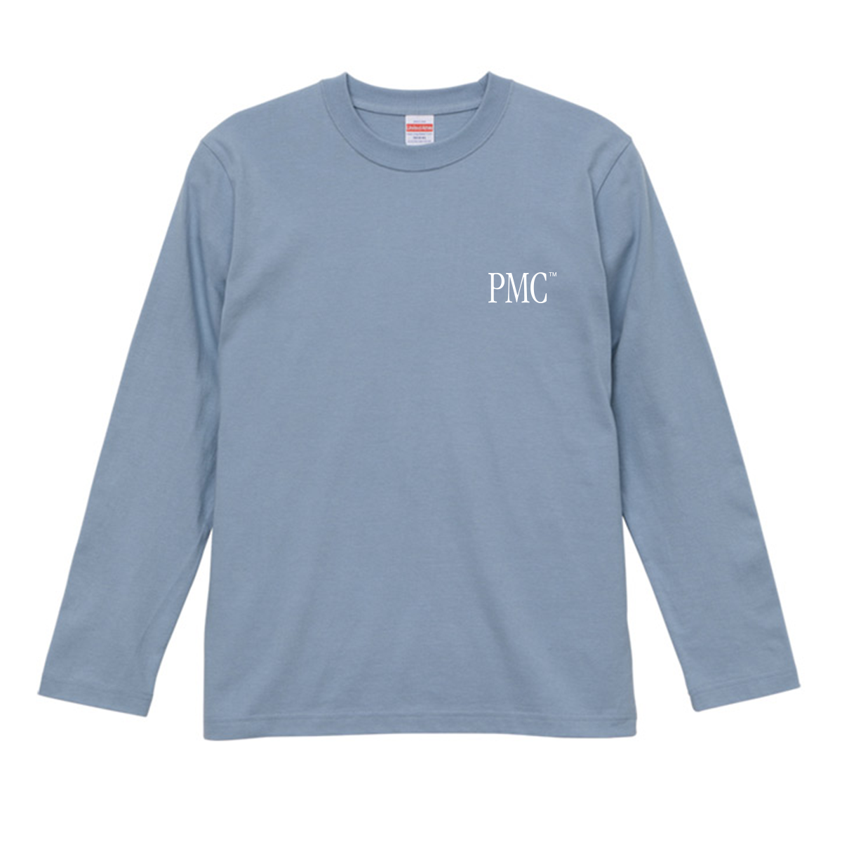 【予約商品】P-LOGO Long sleeve T-SHIRTS (WHITE & ACID BLUE)